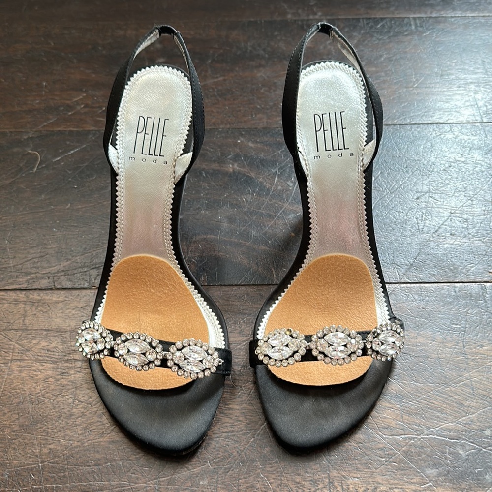 Pelle Moda Jeweled Slingbacks